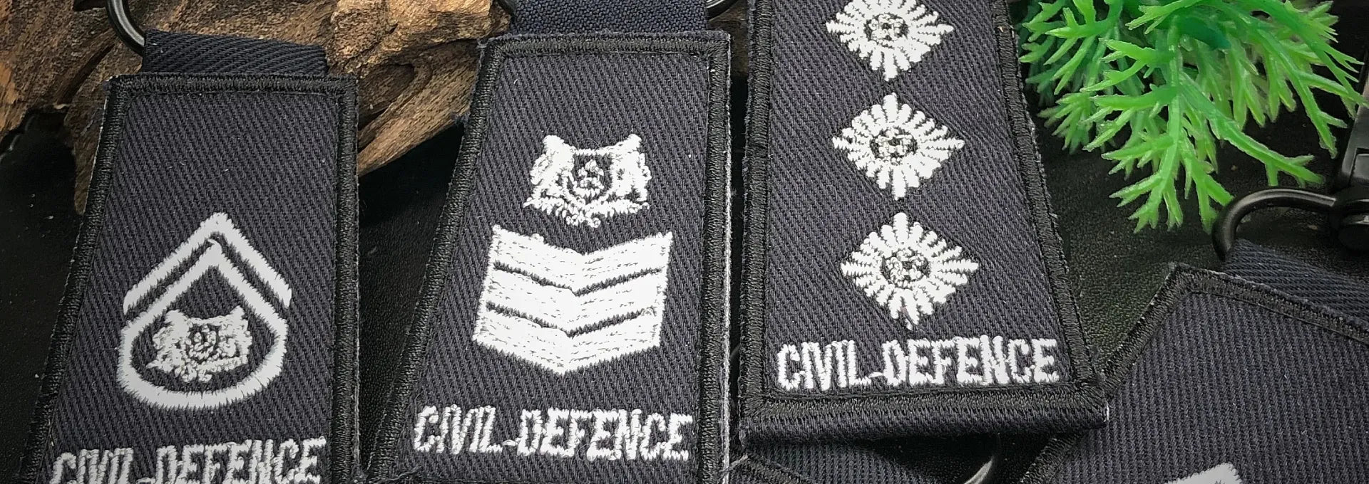 SPF Mini Rank Keychain & Velcro Patches